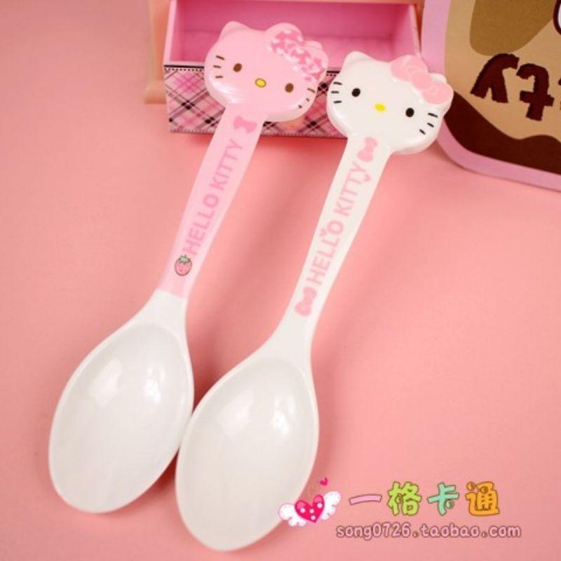 SET COMBO TÔ CHÉN MUỖNG LY KITTY HOUSE