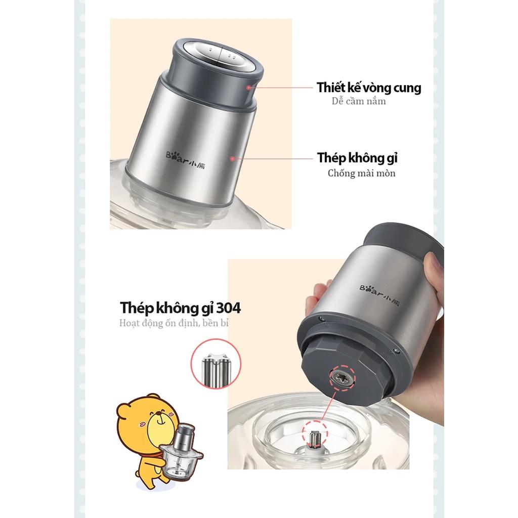 Máy Xay Thực Phẩm Đa Năng 2L Bear QSJ-B03Y7 - Hàng Chính Hãng - Bảo Hành 18 Tháng | Hagu Life