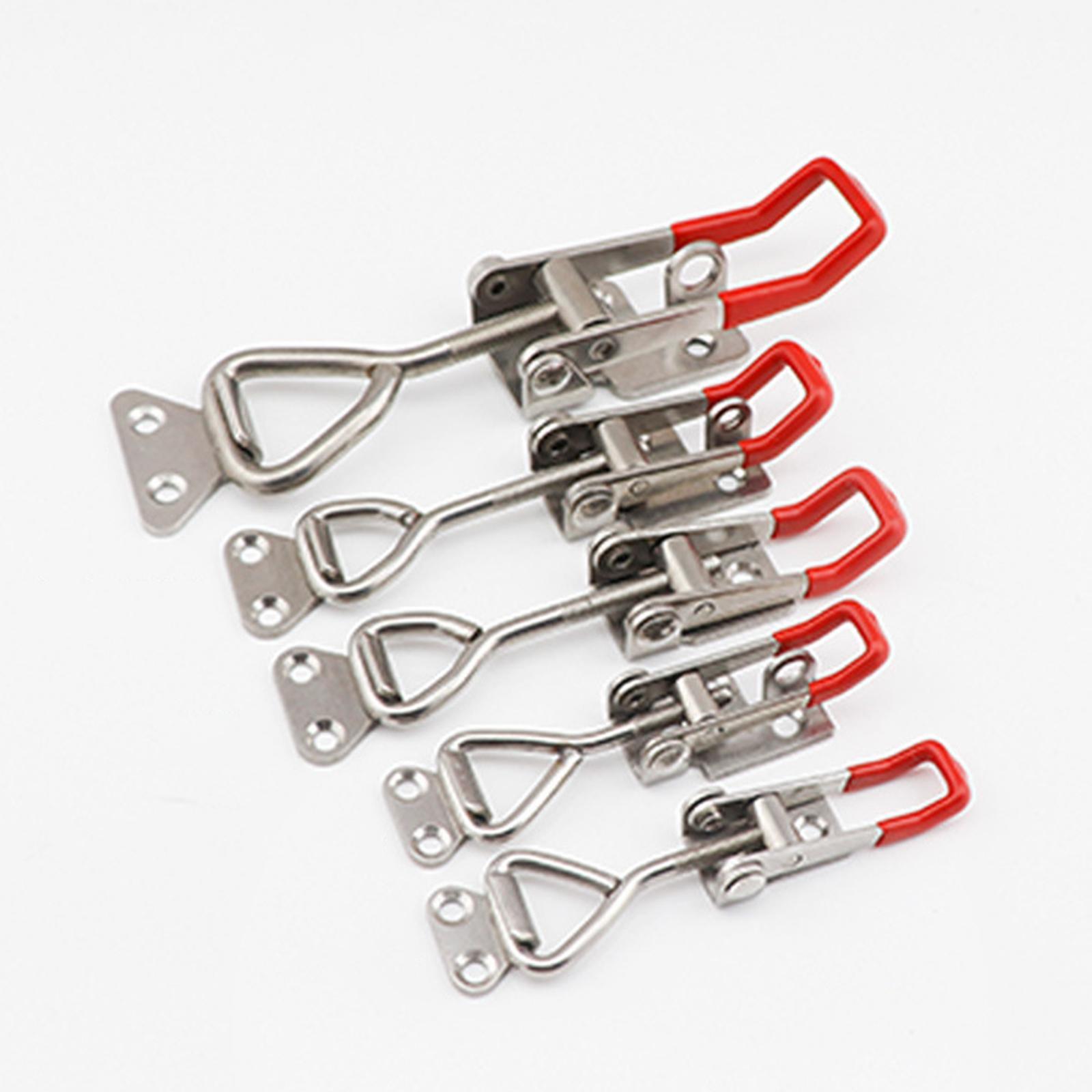 5x Push Pull Action Toggle Clamp Steel Quick Release Slip for Case