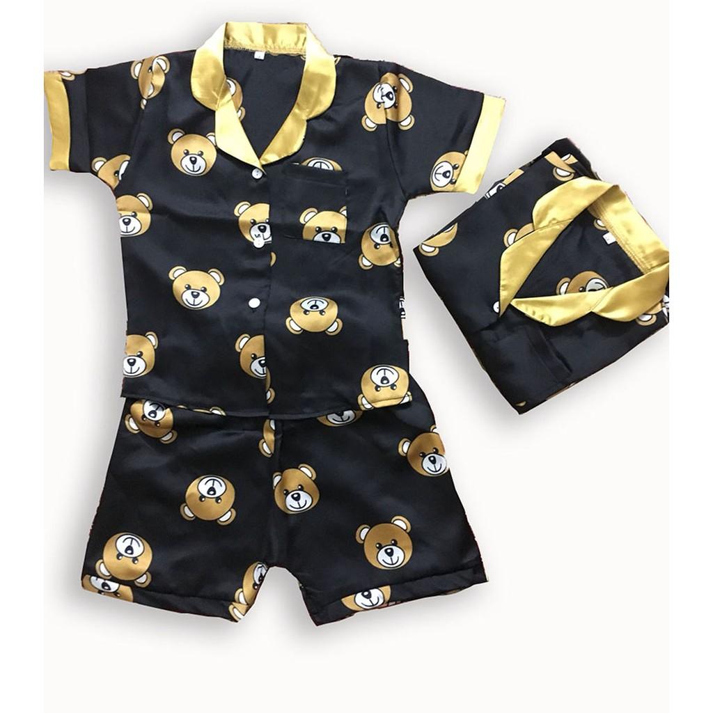 Bộ pijama lụa mềm mại cho mẹ và bé