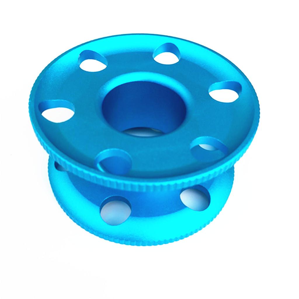 Aluminum Alloy Scuba Diving Finger Spool Dive Reel Guide Line - Scuba Dive Free Diving Snorkeling Underwater Gear Equipment -Blue