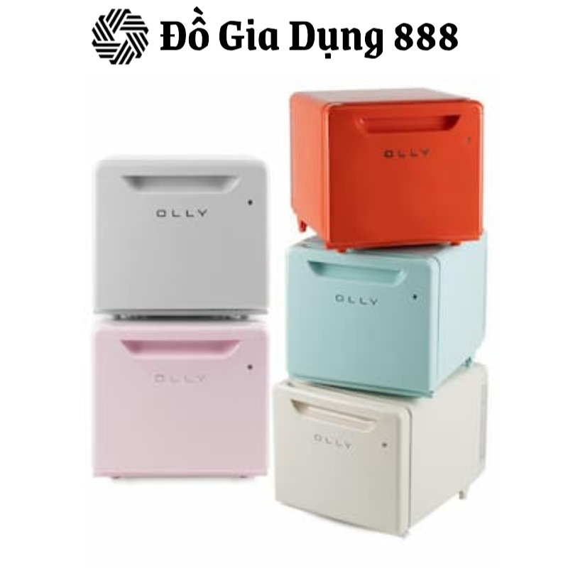 Tủ Lạnh Mini OLLY, Dung Tích 24L, Tiết Kiệm Điện Năng, Bảo Quản Thực Phẩm, Đồ Uống, Mỹ Phẩm Tiện Dụng, Nội Địa Hàn
