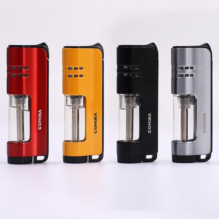 Vỏ Hột Quẹt Bật Lửa Khò 1 Tia  COB-155 Thiết Kế Đẹp Độc Lạ Lửa Khò Mạnh Mẽ - Dùng Gas Cao Cấp (KHÔNG XĂNG KHÔNG GAS)