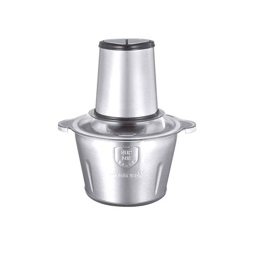 Máy Xay Thực Phẩm Đa Năng, Chạy Êm, Cối Inox 304, 4 Lưỡi Dao Thép Không Gỉ, 2 Cấp Độ Xay, Dung Tích 2L, Công Suất 300W, Đóng Gói Chắc Chắn