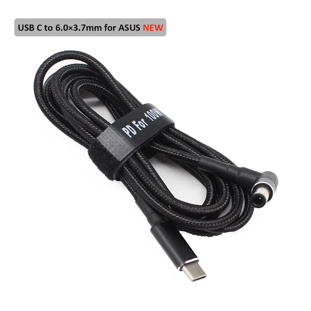 Dây Cáp Sạc 100w Dc Pd Chuyển Đổi Usb C Cho Laptop Asus