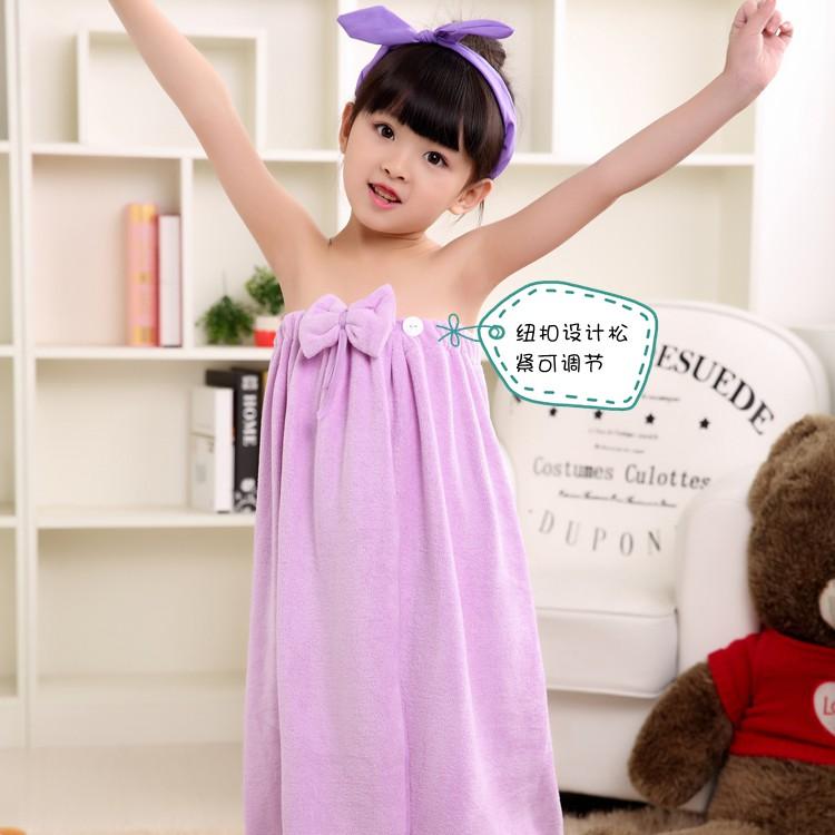Khăn tắm lớn, phụ nữ giống như bông, hấp thụ nước, top ống mềm, váy tắm không rơi vào tóc cô gái dễ thương, áo choàng tắ