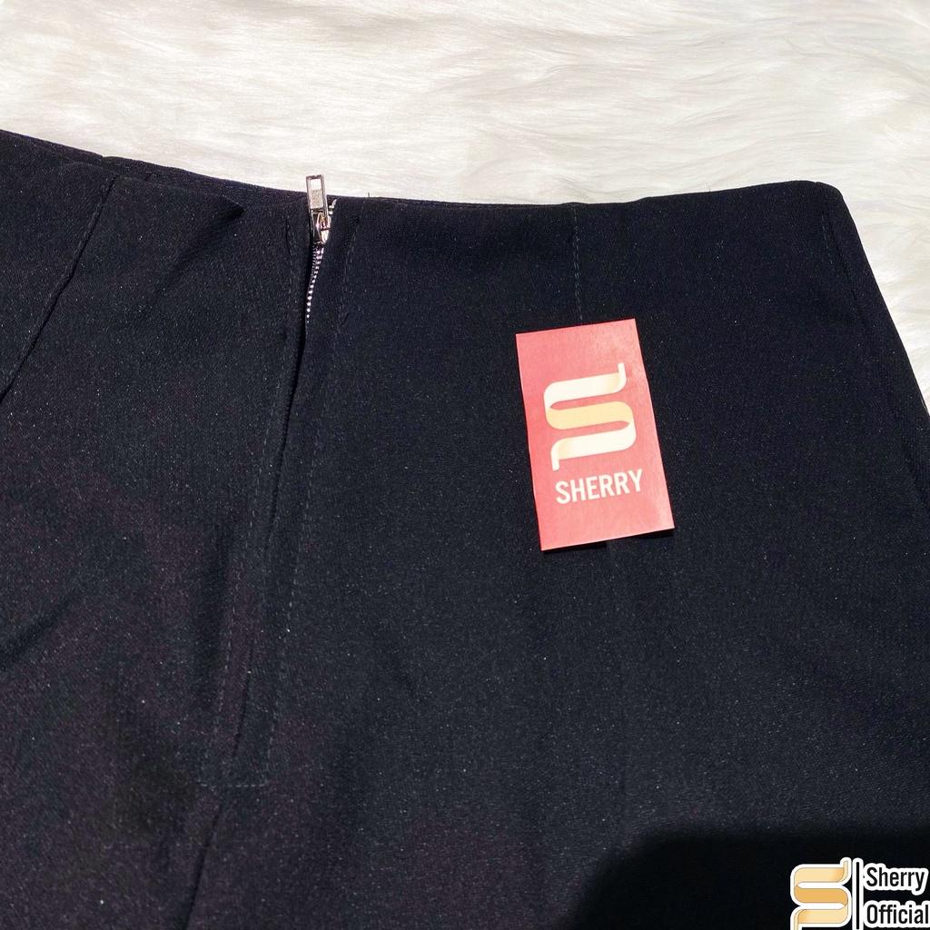 Quần short đùi nữ cạp cao chất tuyết mưa