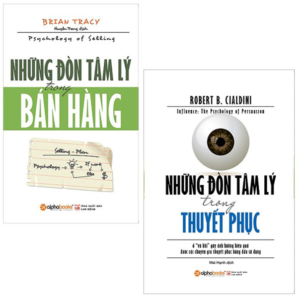 Trạm Đọc Official | Combo Những Đòn Tâm Lý Trong Bán Hàng và Những Đòn Tâm Lý Trong Thuyết Phục