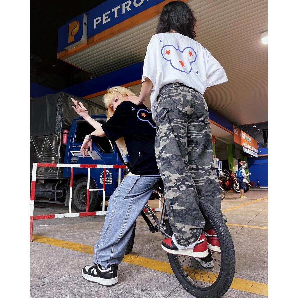 Áo Thun Local Brand Uncover Star Nam Nữ Tay Lỡ Form Rộng Unisex