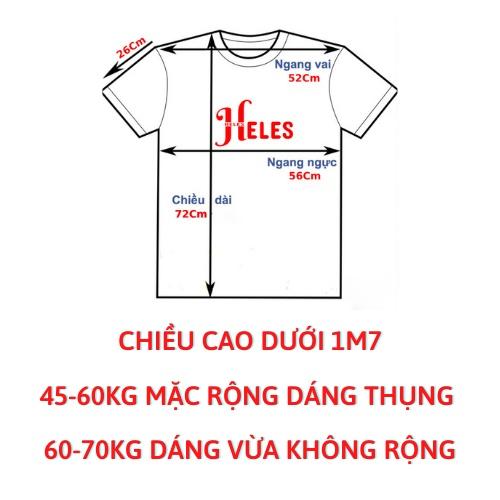 Áo thun tay lỡ HELES form rộng unisex oversize, áo phông nam nữ đẹp ulzzang PARANOID H37