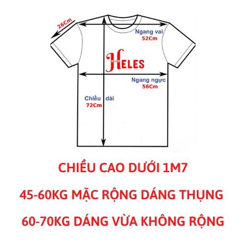 Áo thun tay lỡ HELES form rộng unisex oversize, áo phông nam nữ đẹp ulzzang GẤU PREMIUM H30