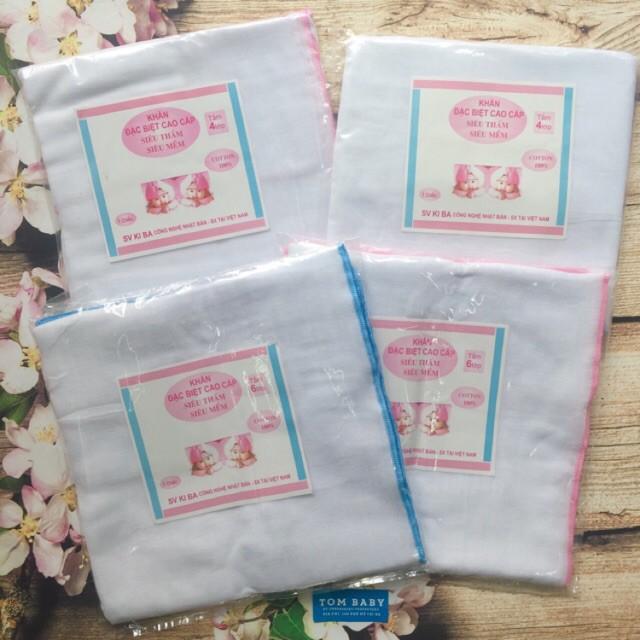 Khăn xô tắm Kiba siêu mềm 4-6 lớp