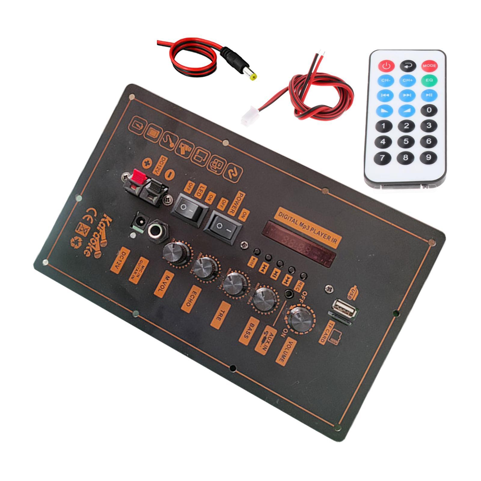 Audio Amplifier Board Dual Channel Support Microphone High Power HiFi Sound 30-120W Power Amplifier Board for Computers Notebooks Home Audio