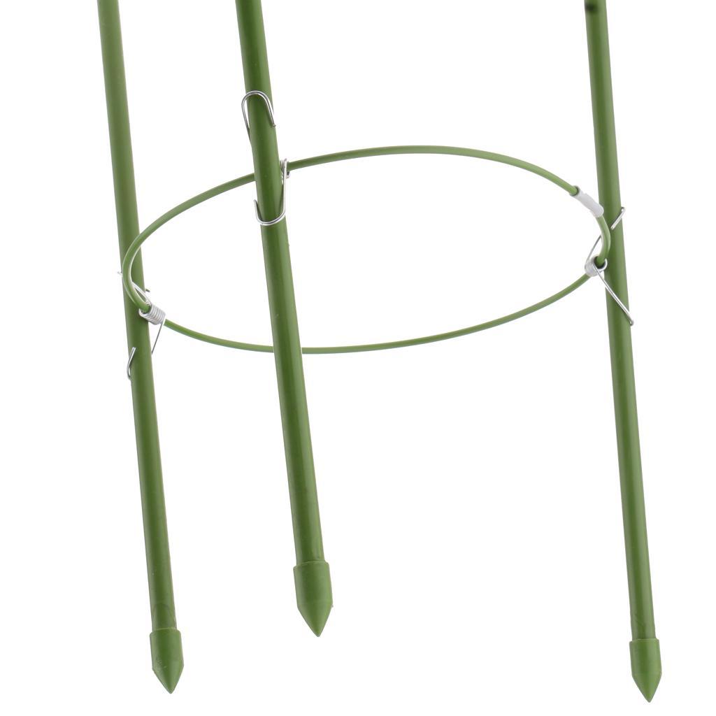 5 X Plant Support Rings Garden Trellis Climbing Plants Flowers
