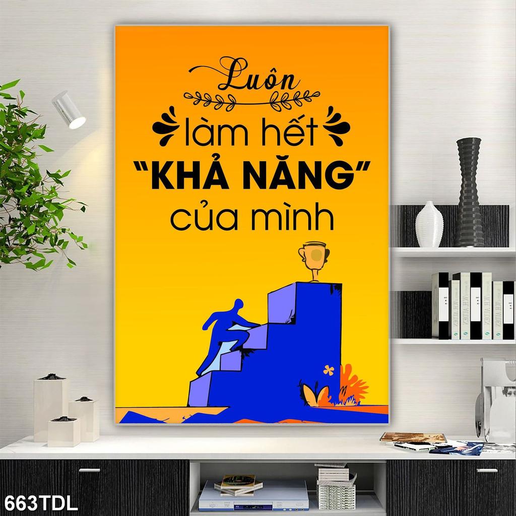 DECAL SLOGAN LUÔN LÀM HẾT KHẢ NĂNG CỦA MÌNH