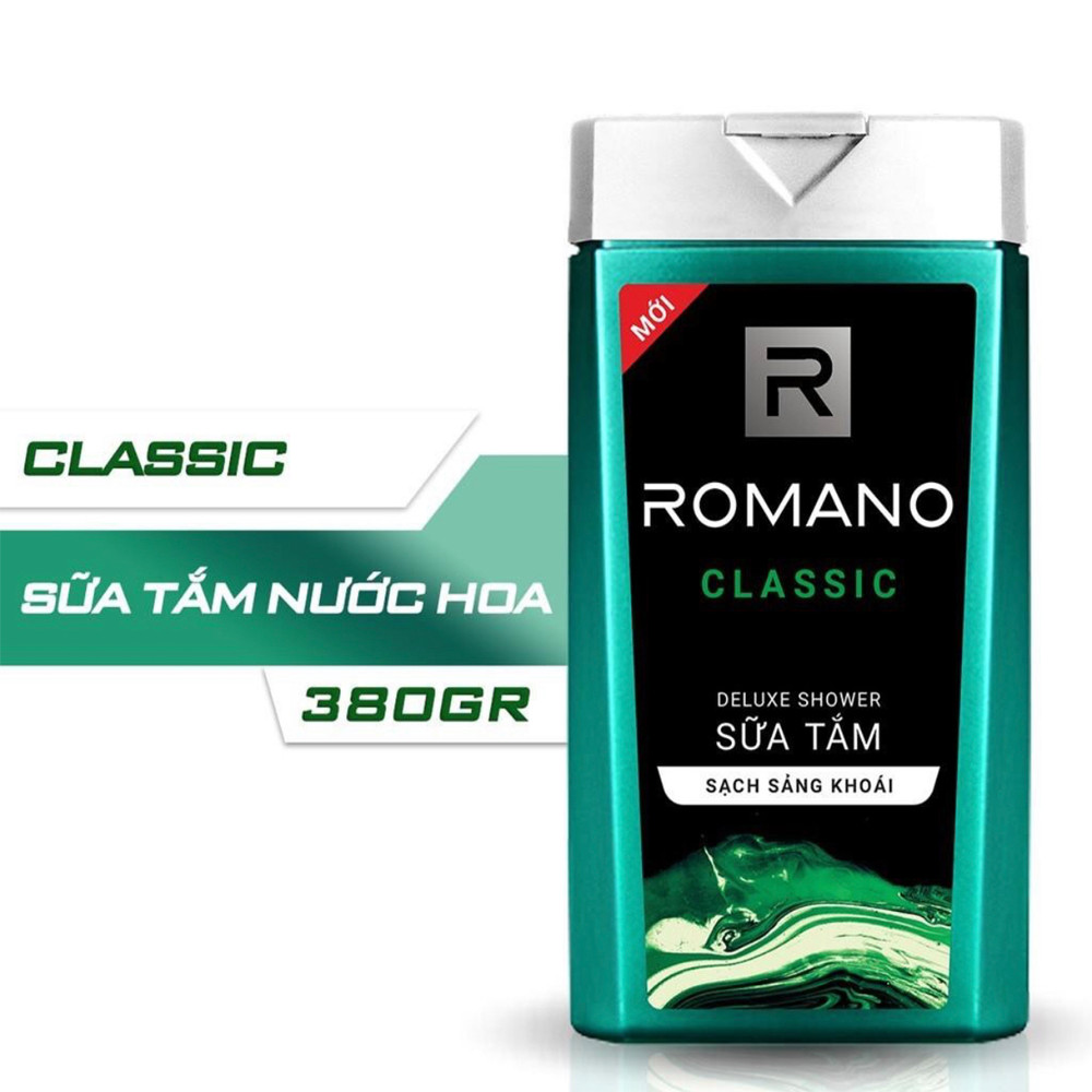 Sữa Tắm Hương Nước Hoa Romano Classic cổ điển lịch lãm  380gr