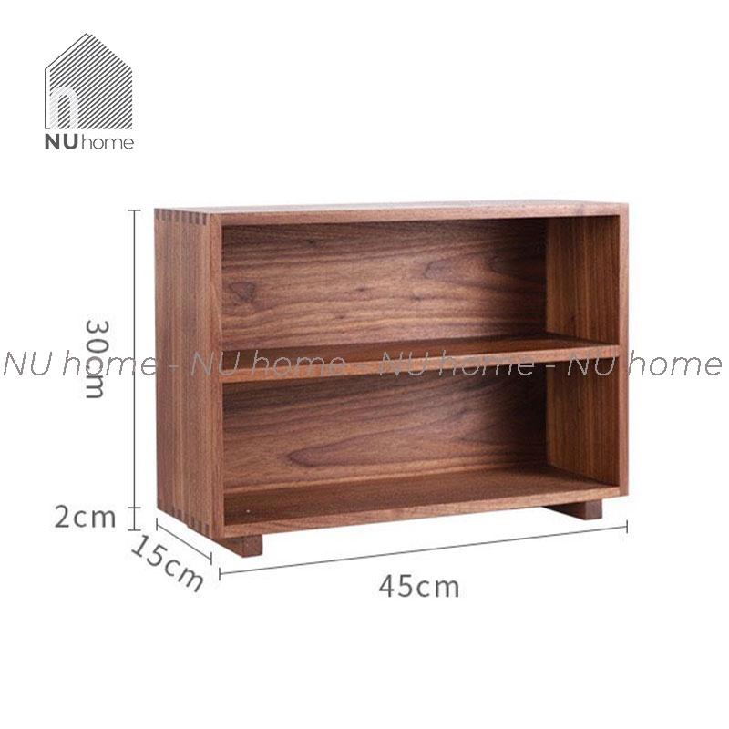 Kệ tủ nhỏ để bàn - Rokka, được thiết kế đơn giản theo phong cách Nhật Bản bằng chất liệu gỗ tự nhiên cao cấp