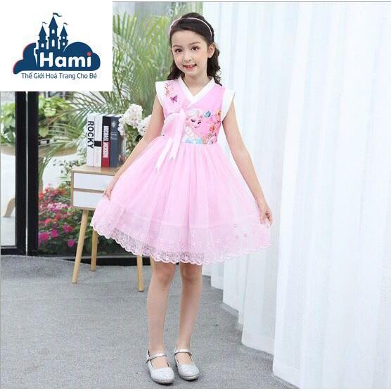 Đầm Elsa In Hình Dáng Hàn Quốc 2 Màu Sắc