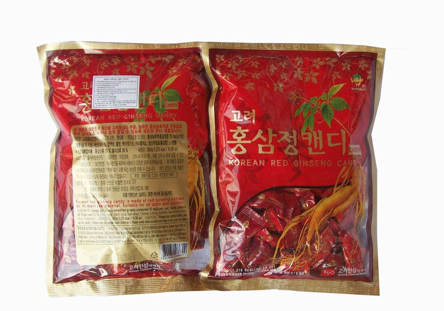 Combo 2 gói kẹo hồng sâm Hàn Quốc Kgs 300g