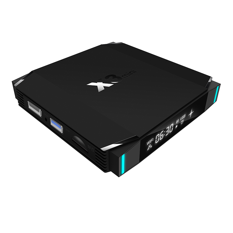 Android TV Box X3 mini - CPU Amlogic S905X3, Ram 4GB, Bộ nhớ trong 32GB, AndroidTV 9 - Hàng nhập khẩu