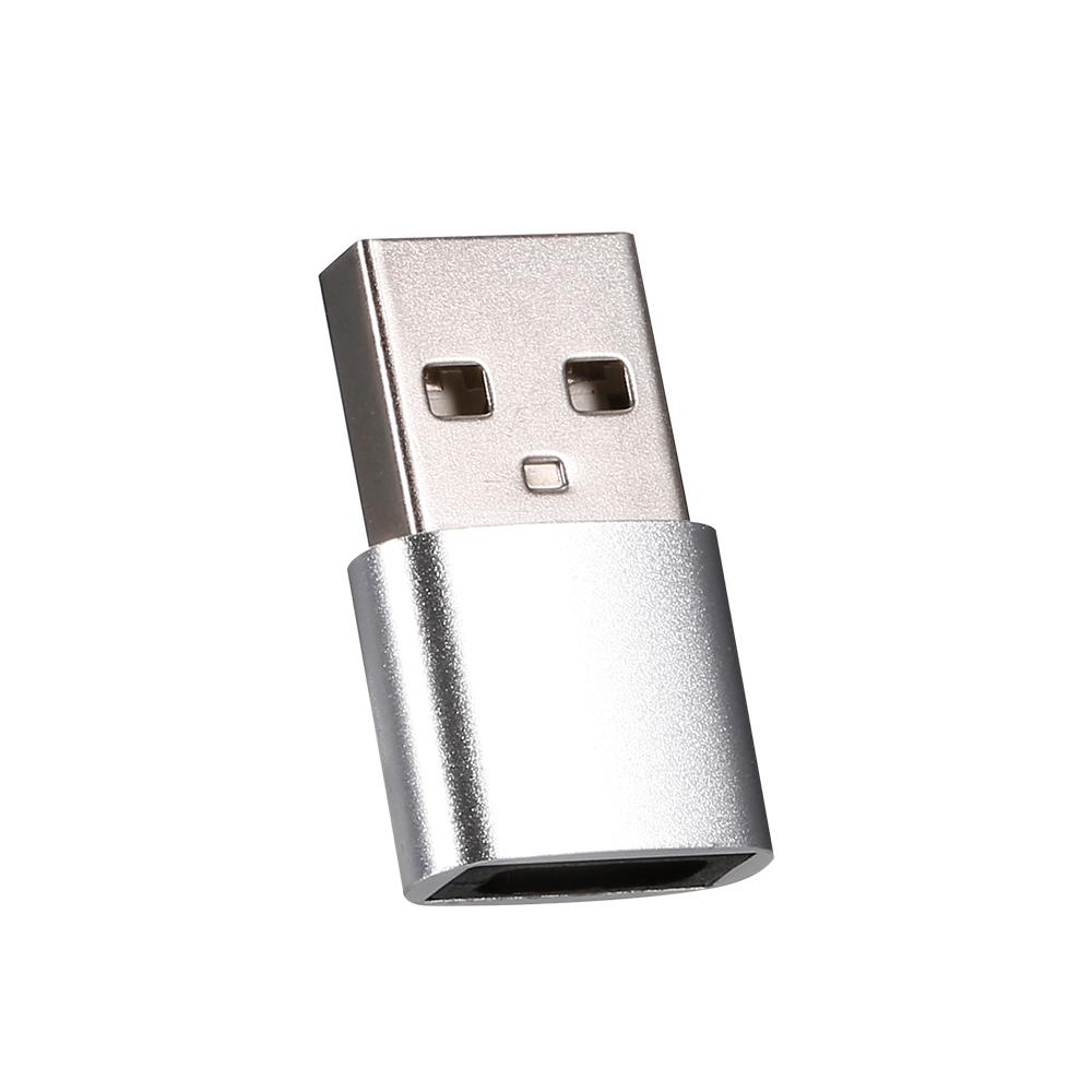 Type-C to USB Adapter USB 2.0 Adapter High Speed Transmission Adapter Aluminium Alloy Shell Adapter for Computer Phone