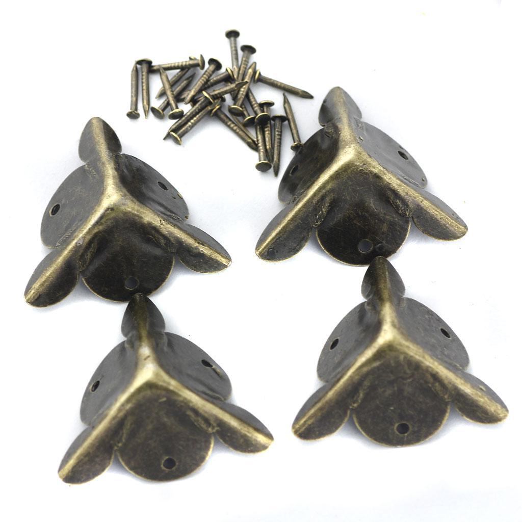 12 Pack Antique Wooden Jewelry Gift Box Cabinet