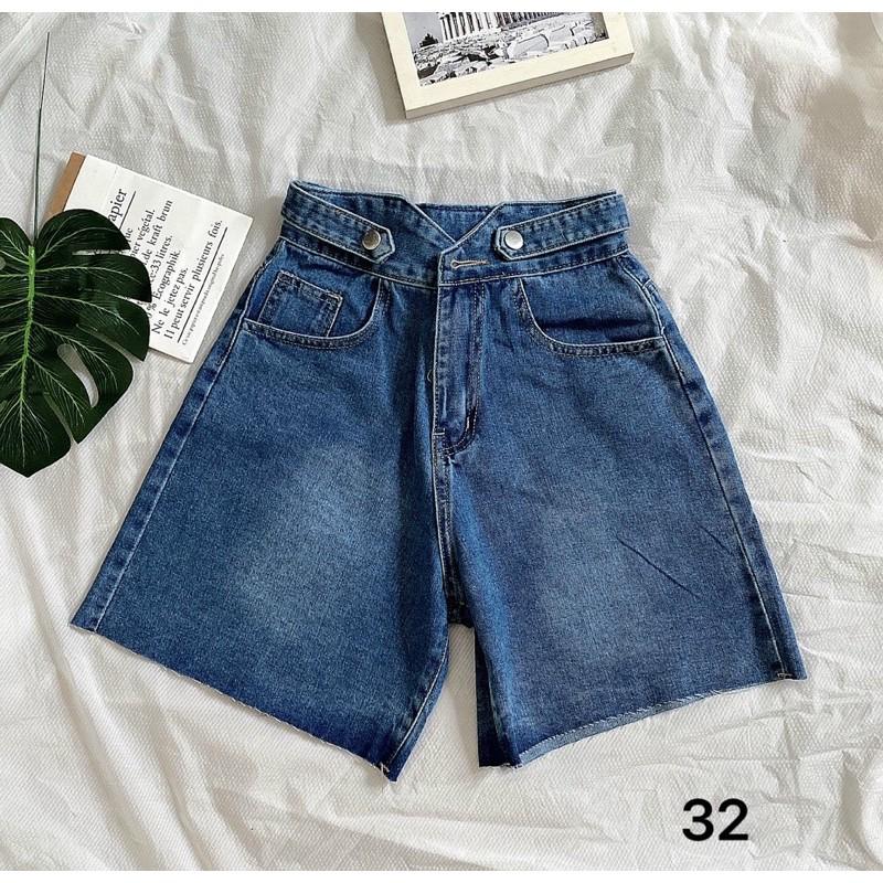 Quần ngố jean nữ ️️ quần ngố jean nữ size đại lưng cao kiểu từ 40kg đến 75kg hàng VNXK bigsize 2KJean