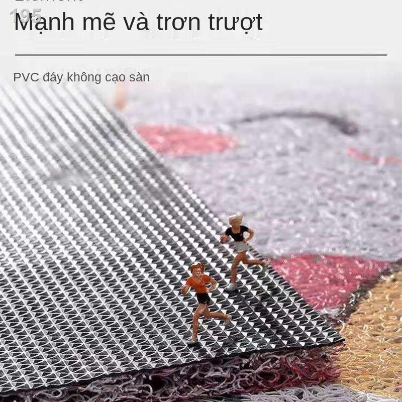 Phim hoạt hình lối vào bằng lụa thảm trải sàn đơn giản có thể cắt dùng một lần chống trơn trượt và bụi bẩn
