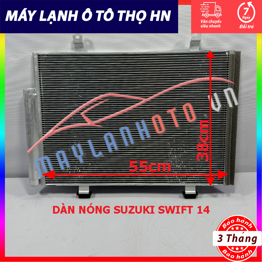 Dàn nóng Suzuki Swift đời 2010 2011 2012 2013 2014 Hàng xịn Thái Lan 10 11 12 13 14