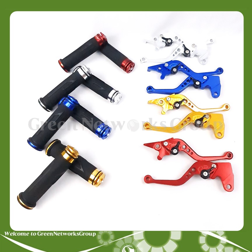 Cặp tay thắng 6 số kèm bao tay gù pha lê dành cho xe Exciter 150 Green Networks Group