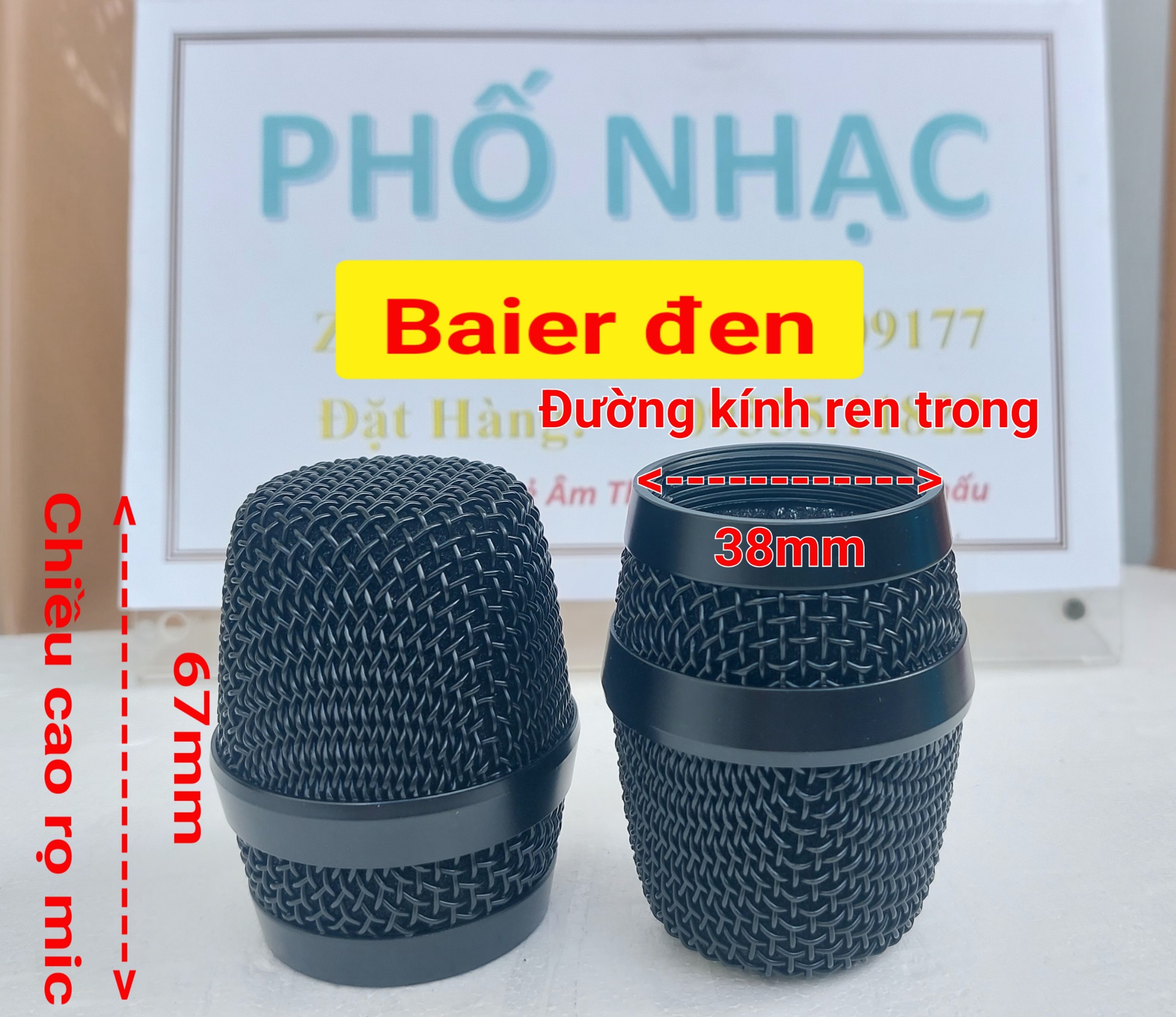 ĐẦU LƯỚI CHỤP MIC , Rọ micro bền, đẹp - Hàng nhập khẩu
