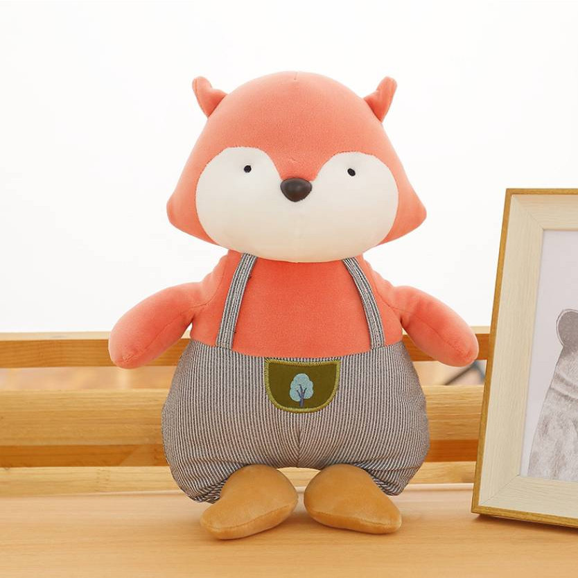 Gấu bông Fire Fox đứng cute cao cấp 23cm