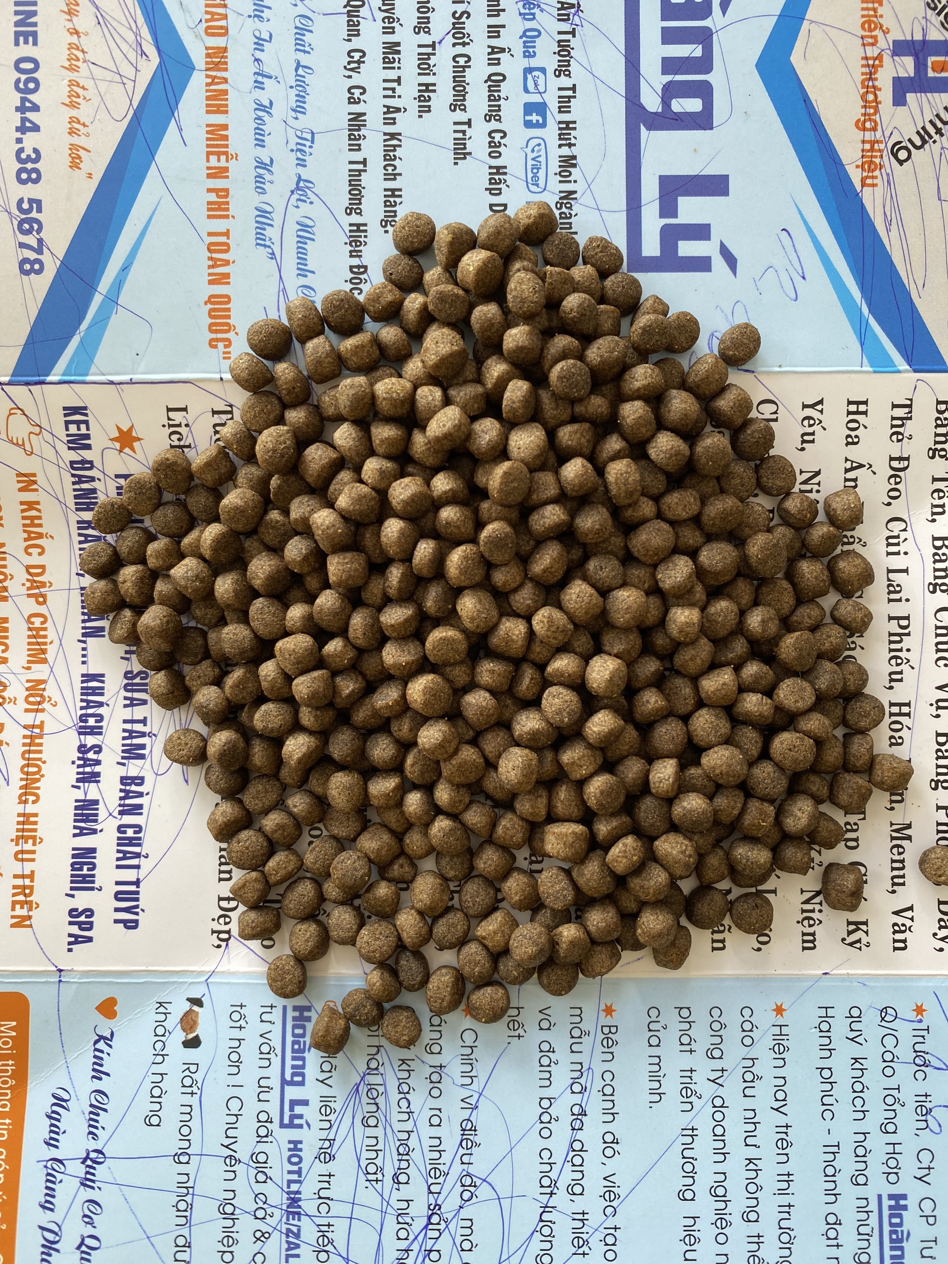 Thức ăn đạm cao cho cá, baba, cua đinh, ếch, rùa bán lẻ từ 1kg