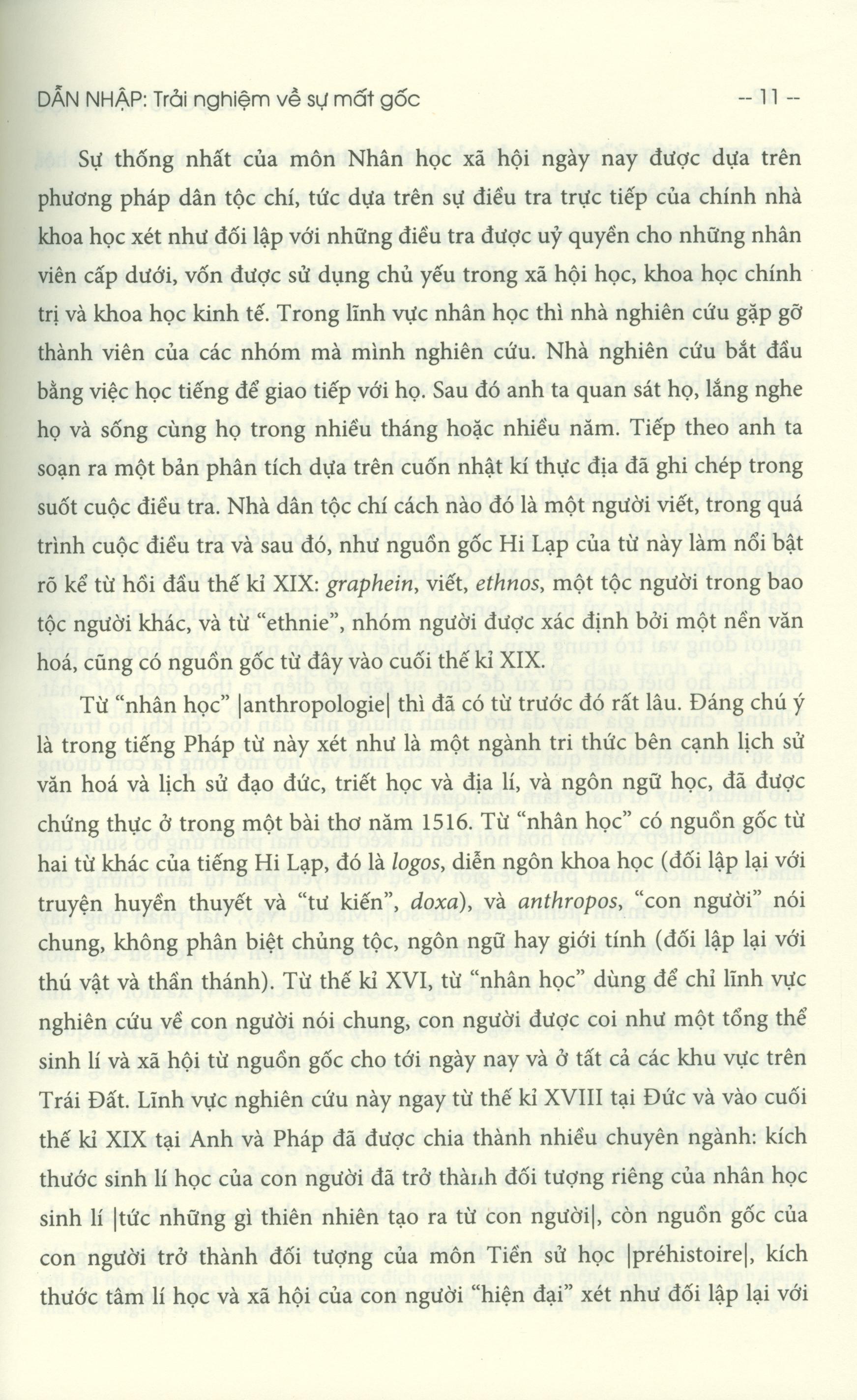 Lược Sử Nhân Học