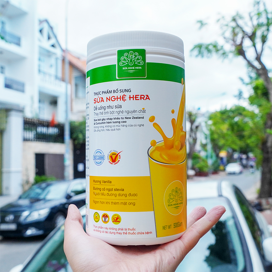 Sữa Nghệ Hera 500gr - LỢI SỮA cho con bú - MẪU MỚI