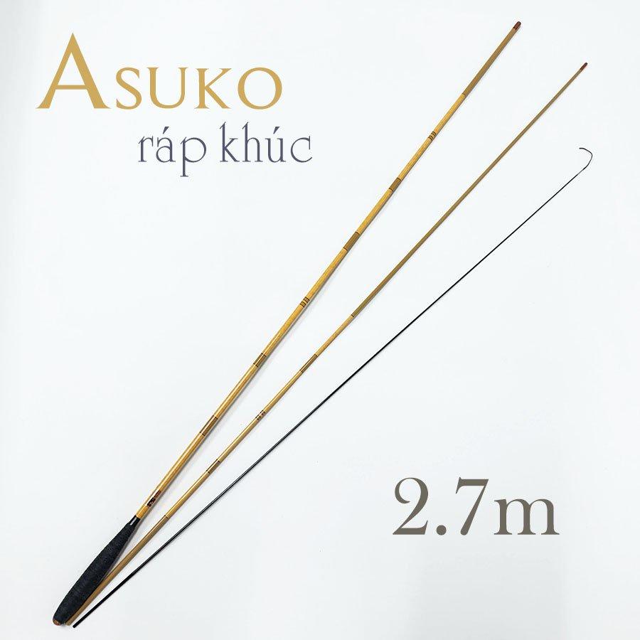 Cần Câu Ráp Khúc Asuko 2.5H CD9 Cần Câu Tay Câu Đài, Cần Câu Đơn