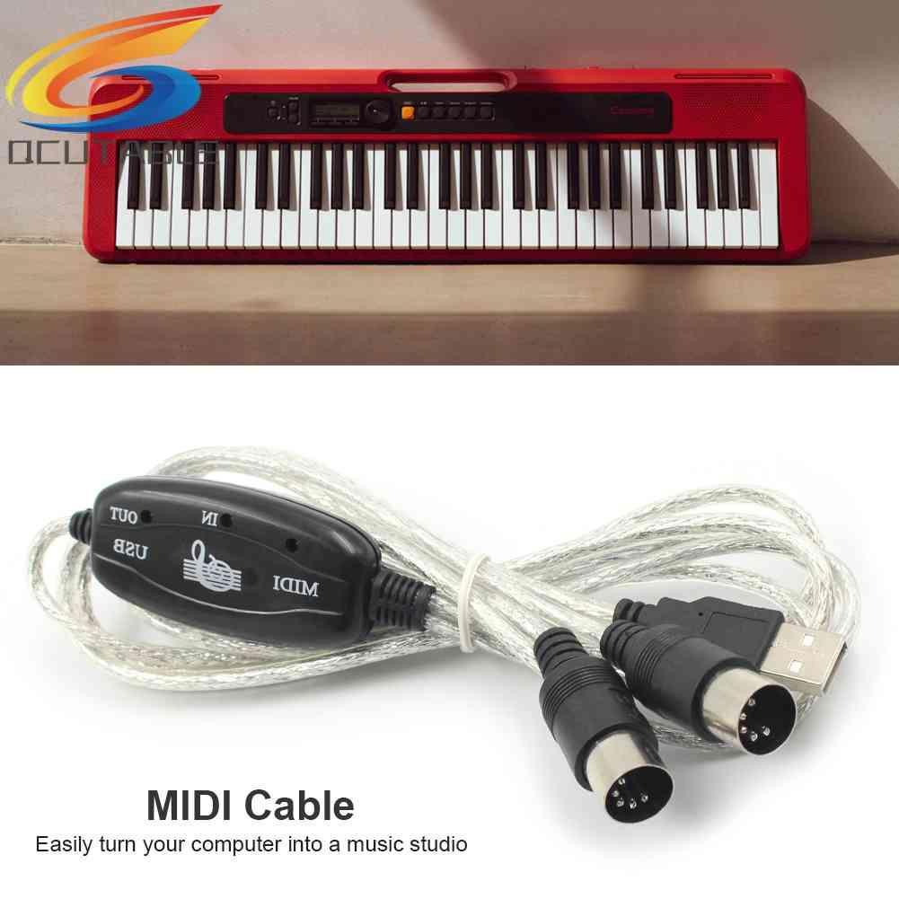 Cáp Chuyển Đổi MIDI Sang USB Chuyên Nghiệp Cho Bàn Phím Điện Tử