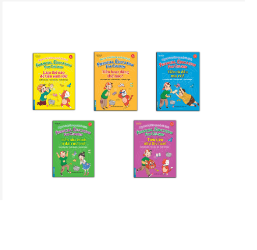 Combo 5c - Dạy trẻ về trí thông minh tài chính trọn bộ