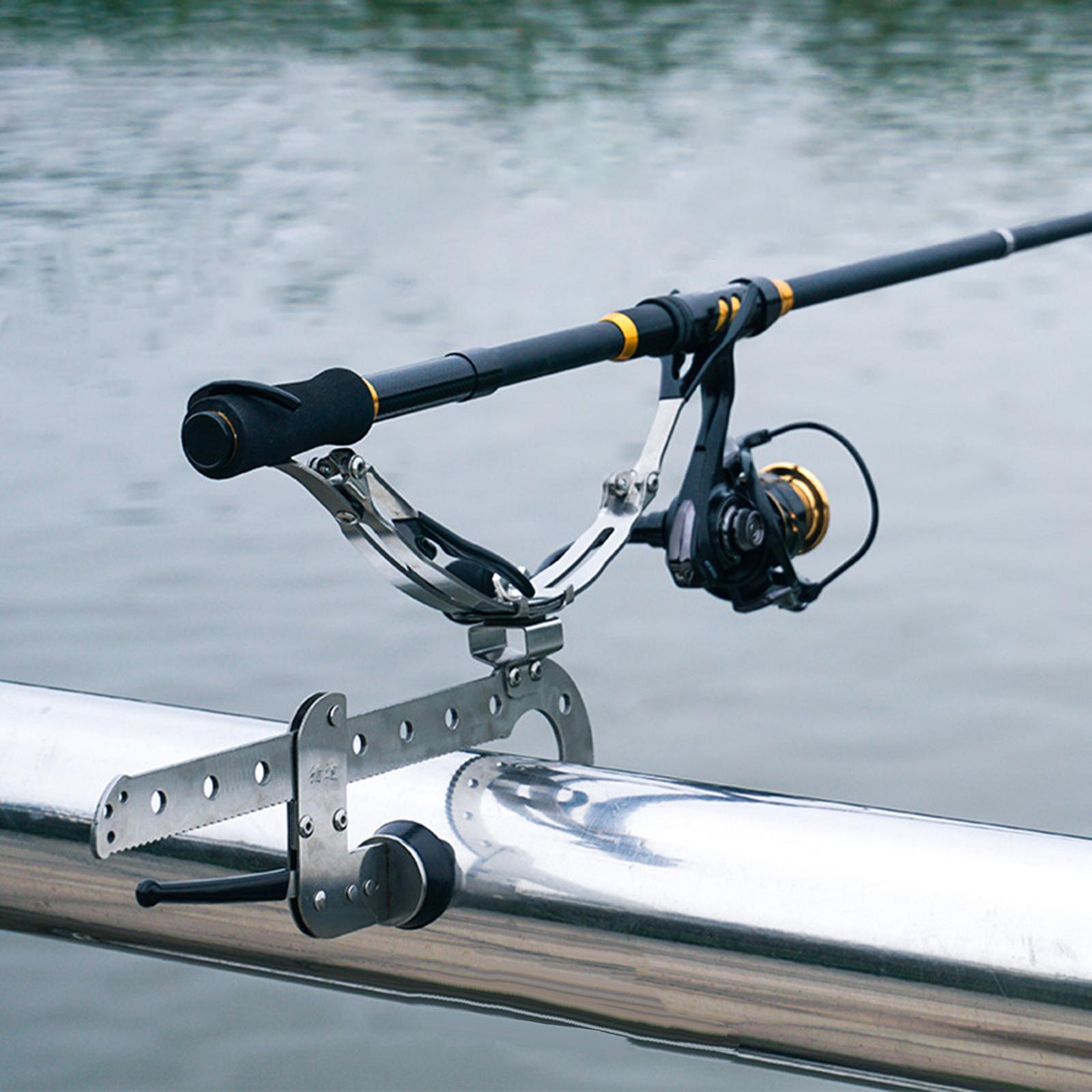 Bridge Fishing Rod Holder Pole Stand Bracket Support Rack Adjustable