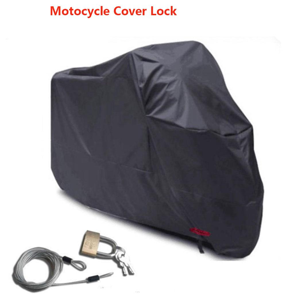 Braided Steel Car Motocycle Cover Cable with Laminated Steel Padlock, 70cm Cable Wide Lock