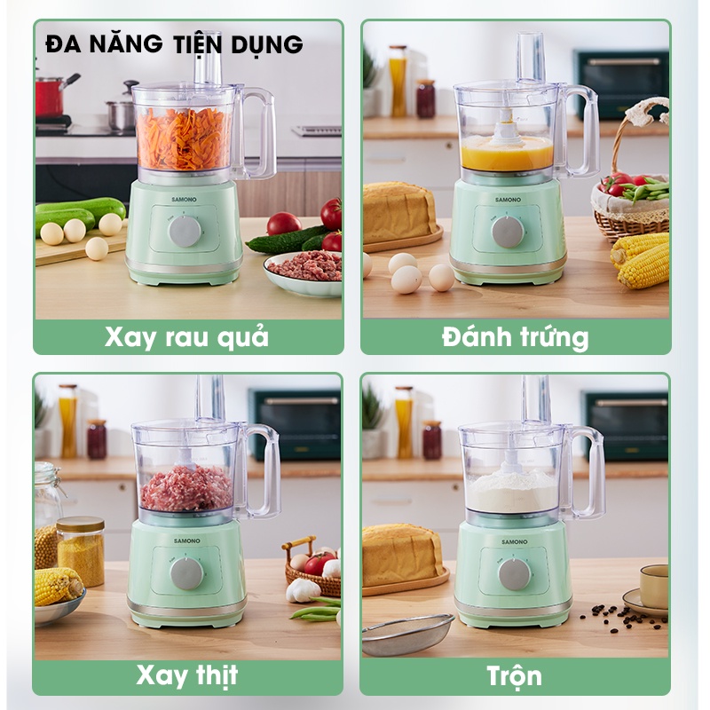 Máy xay đa năng dung tích 1.2L SAMONO SW-FPG500 công suất 500W - Hàng chính hãng