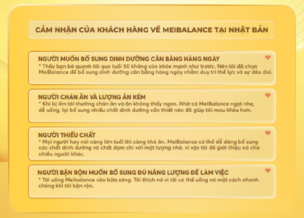 Thực Phẩm Bổ Sung Meiji MeiBalance 125ml/hộp