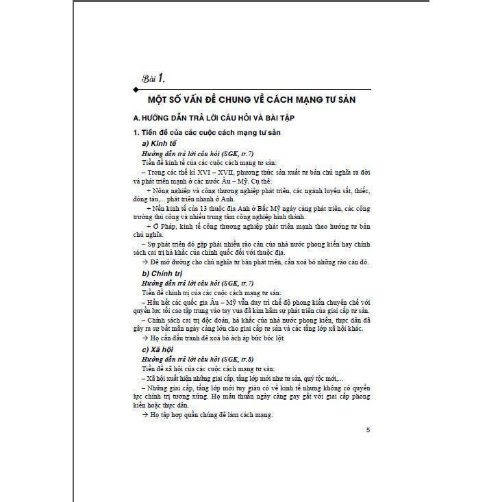 Sách - Hướng Dẫn Trả Lời Câu Hỏi Và Bài Tập Lịch Sử Lớp 11 - Bám Sát SGK Kết Nối Tri Thức Với Cuộc Sống - Hồng Ân