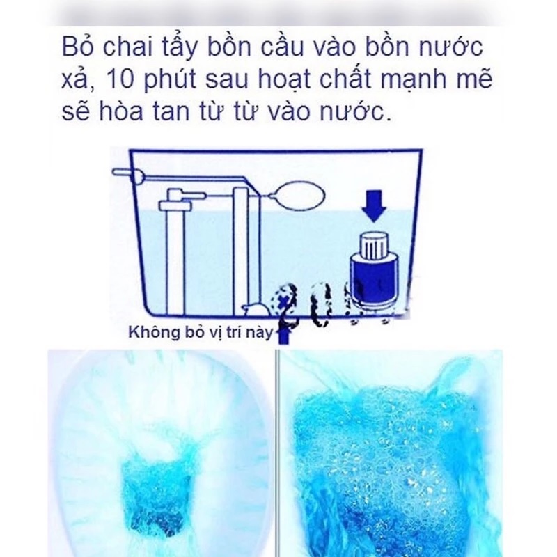 [MUA 6 ĐƯỢC 8 GIÁ KHÔNG ĐỔI] Vỉ 6+2 viên tẩy tự động làm sạch và làm thơm bồn cầu Hando