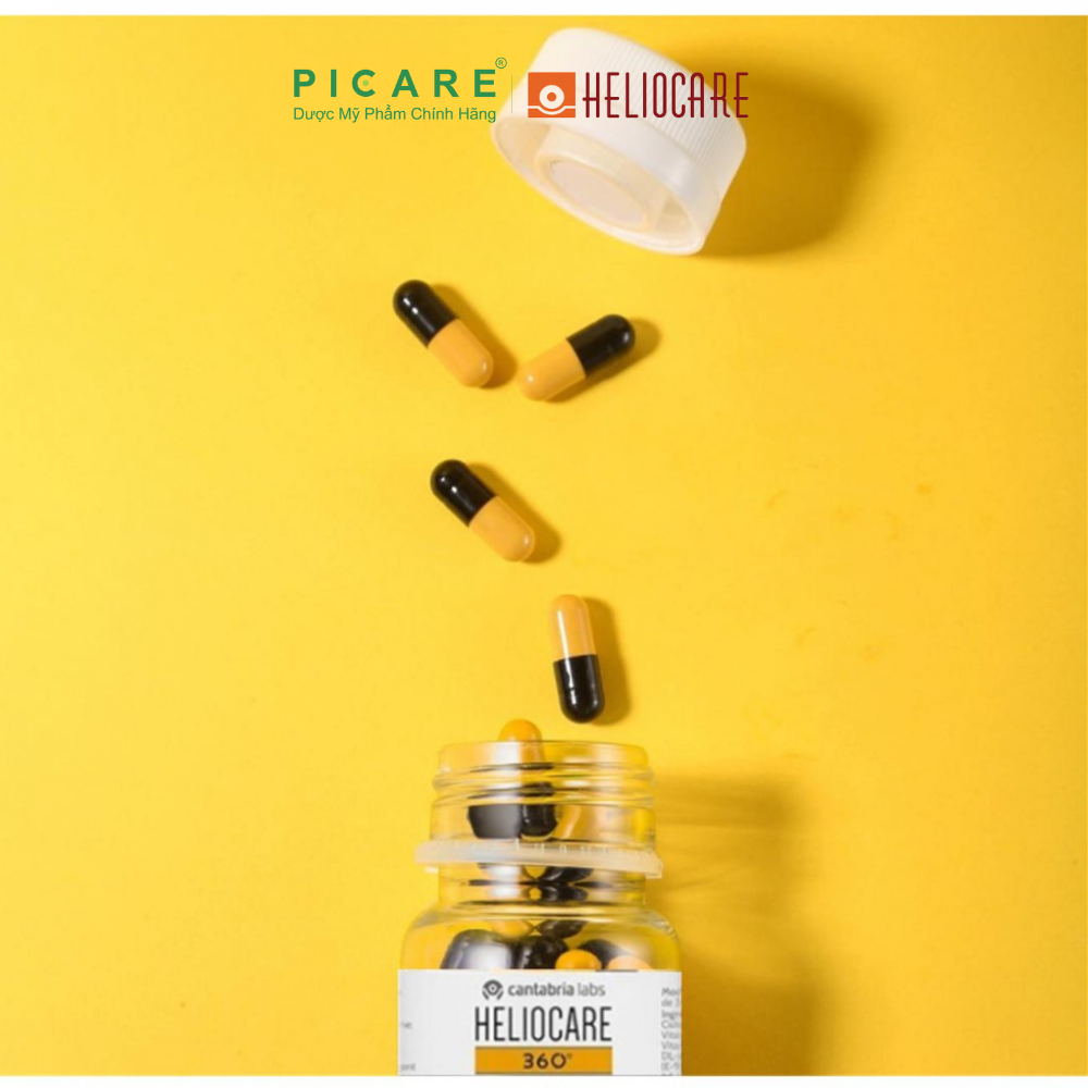 Viên Uống Chống Nắng Heliocare 360 Oral Hỗ Trợ Chống Ánh Sáng Xanh ( Hộp 30 Viên)