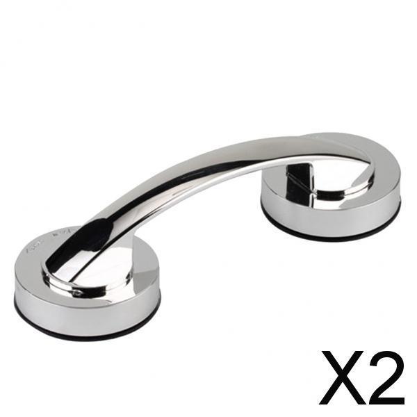 2xBathroom Shower Bath Tub Grip Suction Cup Safety Grab Bar Handrail 20cm