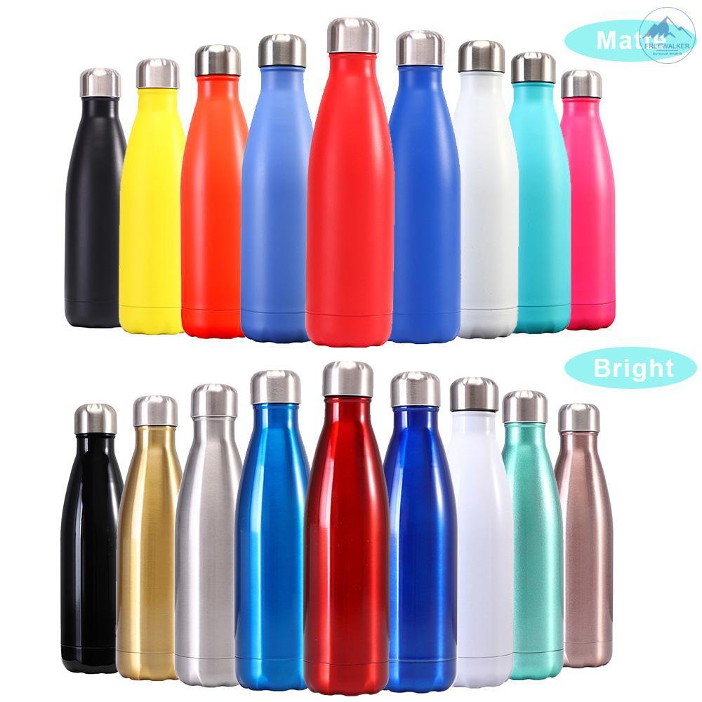 Bình Đựng Nước Giữ Nhiệt 500ml 12 Tiếng Bằng Thép Không Gỉ Có Thể Tái Sử Dụng