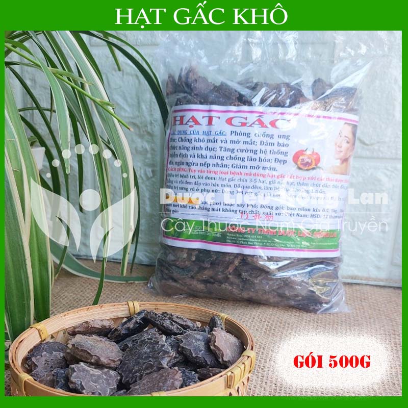 Hạt Gấc khô đóng gói 500g - Hàng Công Ty loại 1