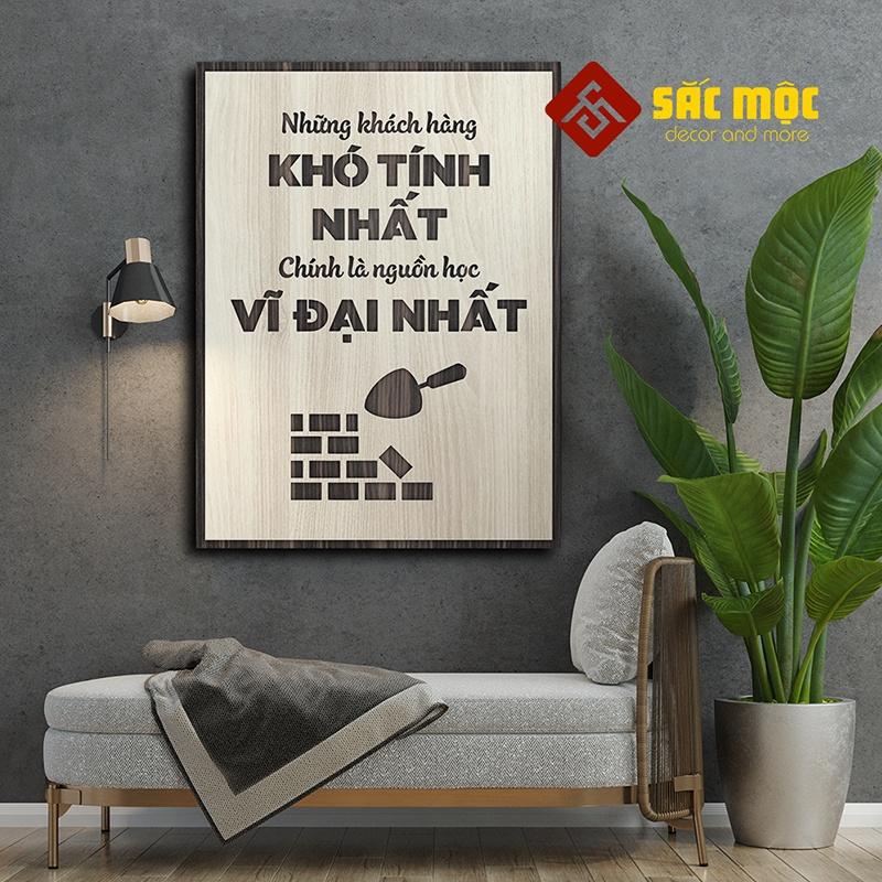 Tranh tạo động lực TDL031 - Những khách hàng khó tính nhất chính là nguồn học vĩ đại nhất