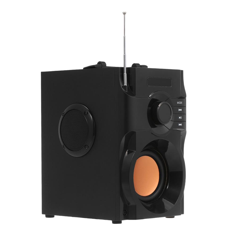 Loa Bluetooth không dây Âm thanh nổi AUX IN Màn hình LCD FM Radio TF Khe cắm thẻ nhớ U